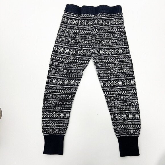 JOE FRESH Toddler Kid GIRL Fair Fair Isle Knit Leggings Pants Cotton Sz 5 - Picture 3 of 6